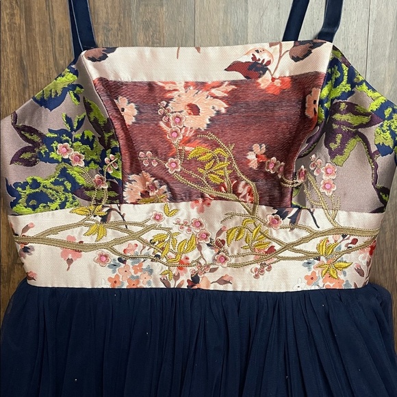 NWT Anthropologie Moulinette Soeurs Rare Tulle Skirted Floral Dress 10 - Picture 2 of 16